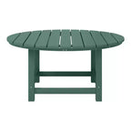 WestinTrends Dylan Set da conversazione da 5 pezzi per patio da esterno con sedia Adirondack in HDPE e tavolino da caffè rotondo