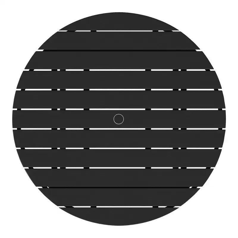 WestinTrends Dylan Set da conversazione da 5 pezzi per patio da esterno con sedia Adirondack in HDPE e tavolino da caffè rotondo