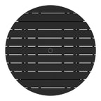 WestinTrends Dylan Set da conversazione da 5 pezzi per patio da esterno con sedia Adirondack in HDPE e tavolino da caffè rotondo