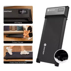 15,35*39,37 pollici Nastro di corsa Tapis roulant 2,5HP 2 in 1 Display LED 0,6-5MPH 350 LBS Capacità di peso