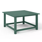 WestinTrends Malibu Set Conversazione da Esterno da 5 Pezzi con Tavolo Quadrato e Sedie Adirondack in HDPE