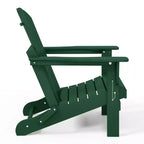 WestinTrends Malibu Set Conversazione da Esterno da 5 Pezzi con Tavolo Quadrato e Sedie Adirondack in HDPE