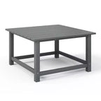 WestinTrends Malibu Set Conversazione da Esterno da 5 Pezzi con Tavolo Quadrato e Sedie Adirondack in HDPE