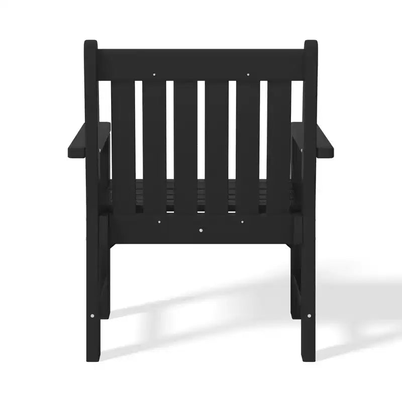 WestinTrends Malibu Set di 3 Sedie da Giardino Adirondack in HDPE con Tavolino Laterale Quadrato Adirondack per Esterni
