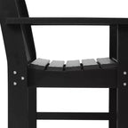WestinTrends Malibu Set di 3 Sedie da Giardino Adirondack in HDPE con Tavolino Laterale Quadrato Adirondack per Esterni