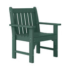 WestinTrends Malibu Set di 3 Sedie da Giardino Adirondack in HDPE con Tavolino Laterale Quadrato Adirondack per Esterni