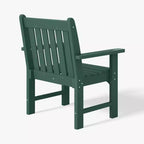 WestinTrends Malibu Set di 3 Sedie da Giardino Adirondack in HDPE con Tavolino Laterale Quadrato Adirondack per Esterni
