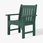 WestinTrends Malibu Set di 3 Sedie da Giardino Adirondack in HDPE con Tavolino Laterale Quadrato Adirondack per Esterni