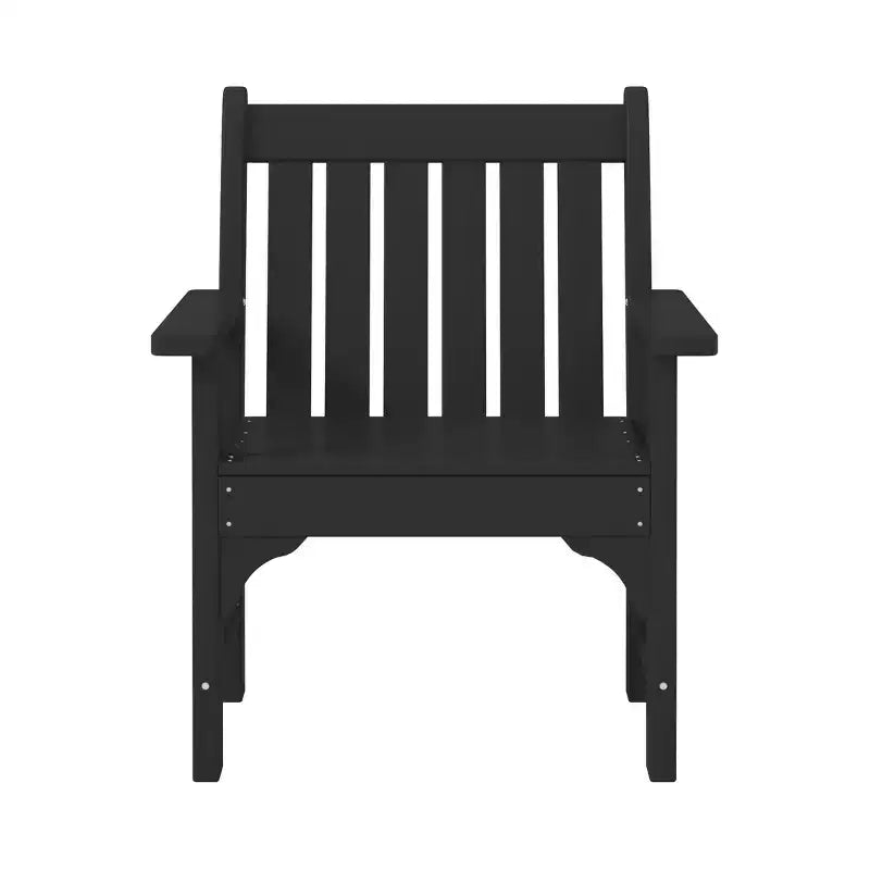 WestinTrends Malibu Set di 3 Sedie da Giardino Adirondack in HDPE con Tavolino Laterale Quadrato Adirondack per Esterni