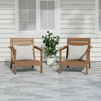 WestinTrends Avalon Outdoor Patio HDPE Deep Seating Armchair (Set of 2)