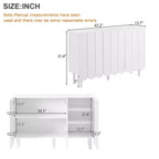 Living Room Storage: Cream Minimalist Shoe Cabinet with Adjustable Shelf