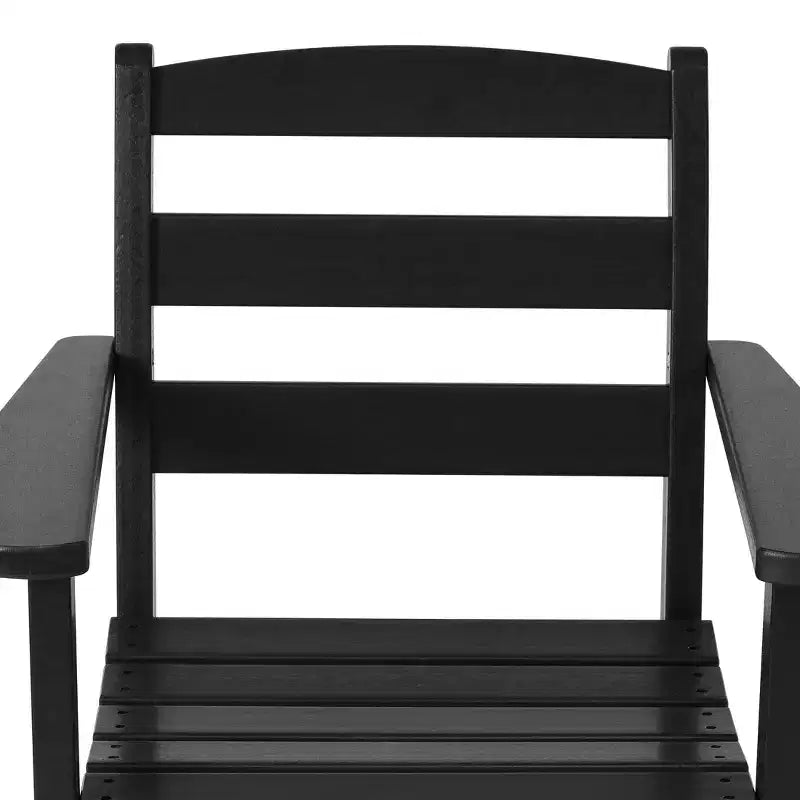 Sedia da pranzo classica con braccioli WestinTrends Ashore per esterni in HDPE, colore bianco