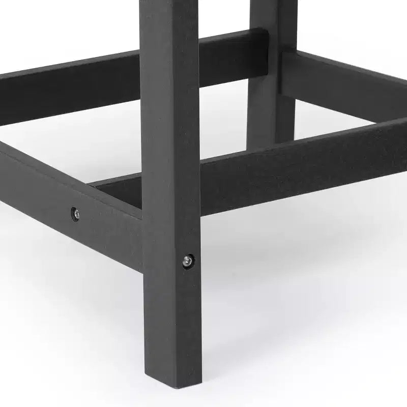 Sedia da pranzo classica con braccioli WestinTrends Ashore per esterni in HDPE, colore bianco