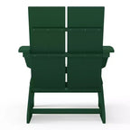 WestinTrends Riviera Outdoor HDPE Modern Adirondack Chair with Cup Holder, White
