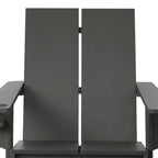 WestinTrends Riviera Outdoor HDPE Modern Adirondack Chair with Cup Holder, White