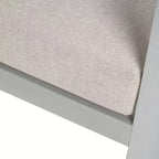 Poltrona da club da esterno Christopher Knight Home Therone in alluminio con cuscini, argento/beige