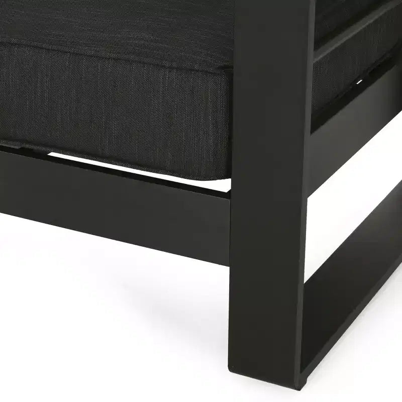 Poltrona da esterno Christopher Knight Home Raban in alluminio con cuscini