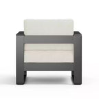 Poltrona da esterno Christopher Knight Home Raban in alluminio con cuscini