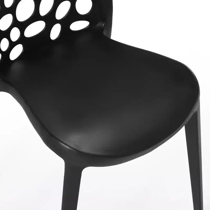 WestinTrends Playa Outdoor Modern Stackable Patio Dining Chairs (Set of 2)