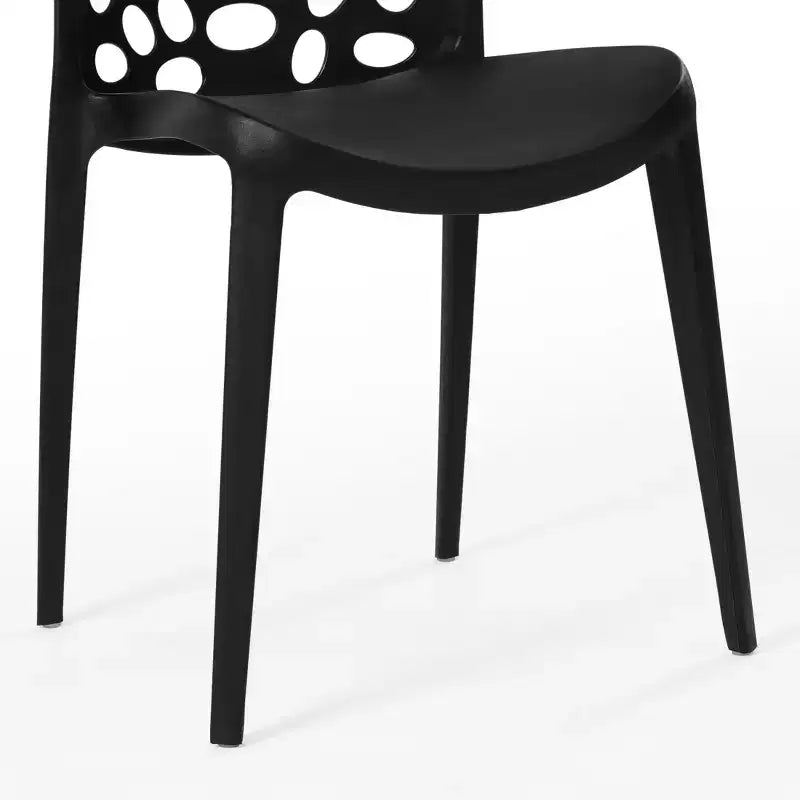 WestinTrends Playa Outdoor Modern Stackable Patio Dining Chairs (Set of 2)