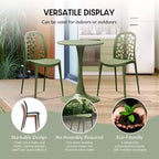 WestinTrends Playa Outdoor Modern Stackable Patio Dining Chairs (Set of 2)