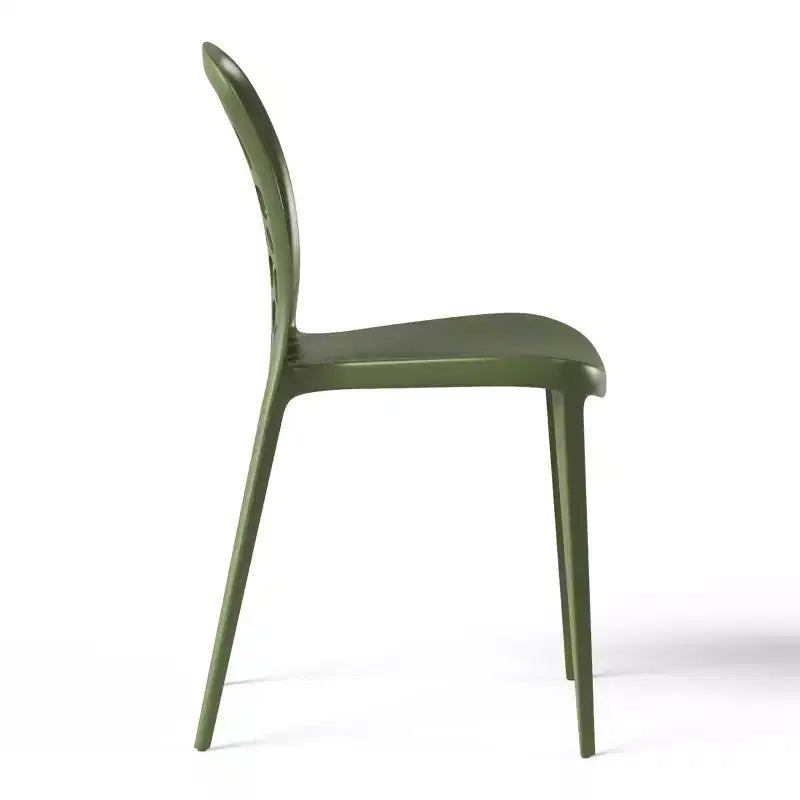 WestinTrends Playa Outdoor Modern Stackable Patio Dining Chairs (Set of 2)