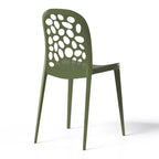 WestinTrends Playa Outdoor Modern Stackable Patio Dining Chairs (Set of 2)