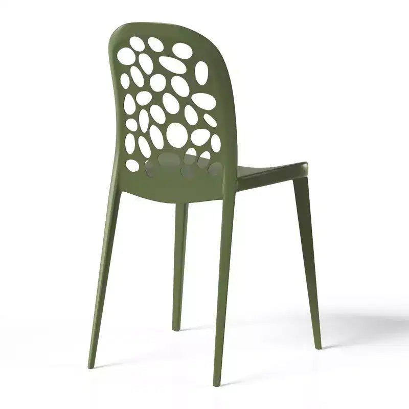 WestinTrends Playa Outdoor Modern Stackable Patio Dining Chairs (Set of 2)