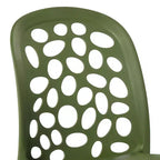 WestinTrends Playa Outdoor Modern Stackable Patio Dining Chairs (Set of 2)