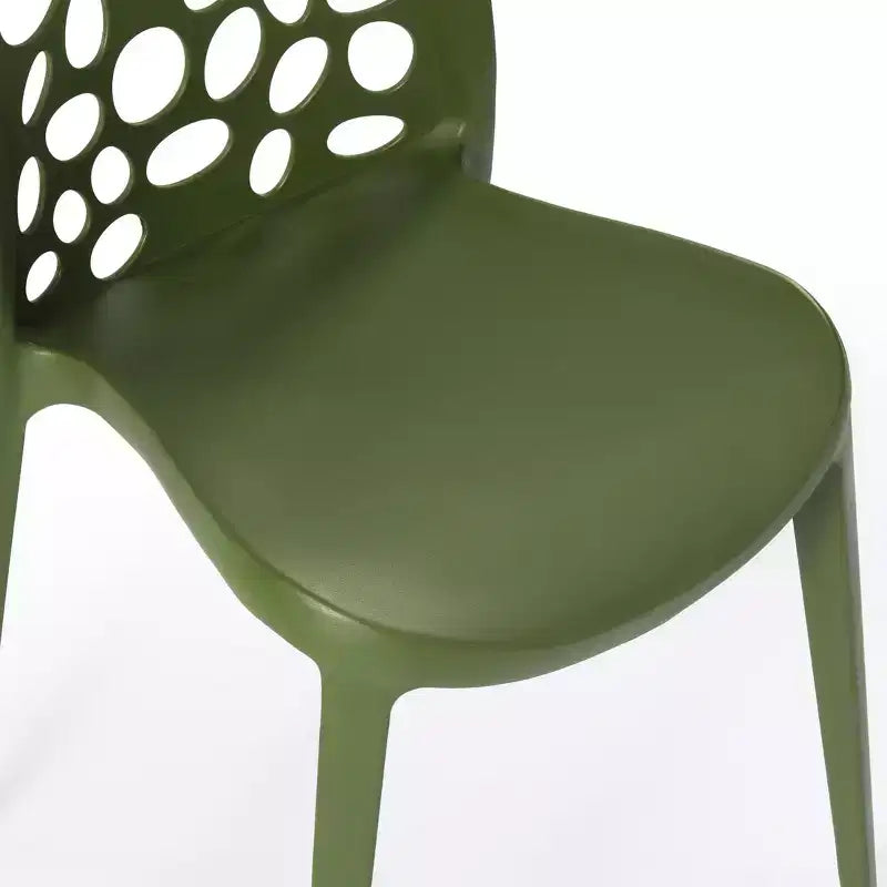 WestinTrends Playa Outdoor Modern Stackable Patio Dining Chairs (Set of 2)