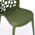 WestinTrends Playa Outdoor Modern Stackable Patio Dining Chairs (Set of 2)