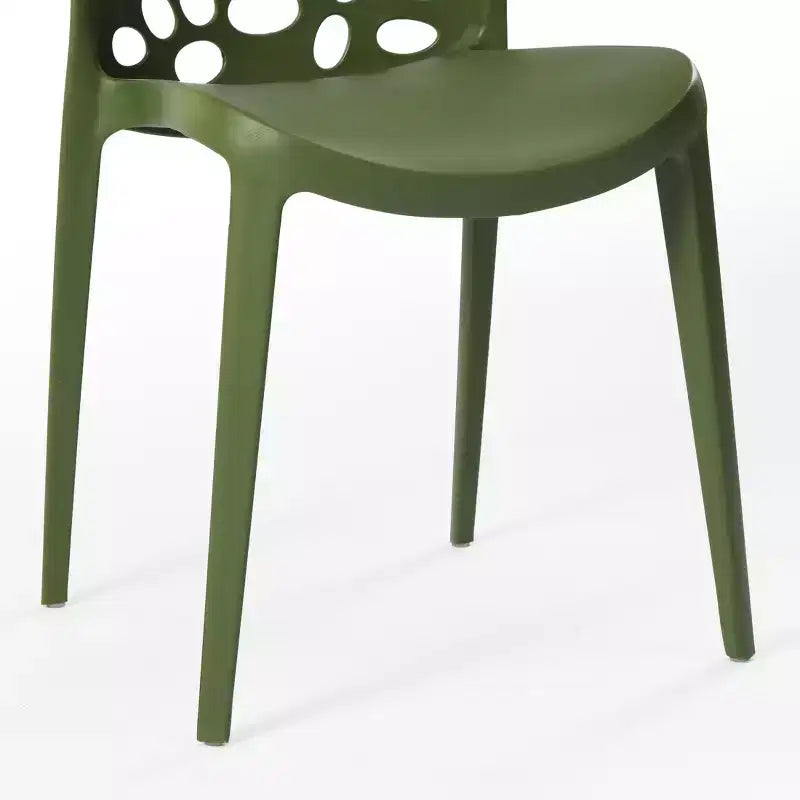 WestinTrends Playa Outdoor Modern Stackable Patio Dining Chairs (Set of 2)