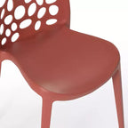 WestinTrends Playa Outdoor Modern Stackable Patio Dining Chairs (Set of 2)