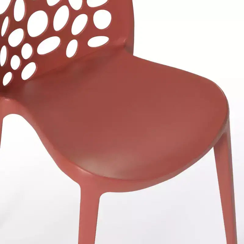 WestinTrends Playa Outdoor Modern Stackable Patio Dining Chairs (Set of 2)