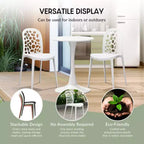 WestinTrends Playa Outdoor Modern Stackable Patio Dining Chairs (Set of 2)