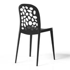 WestinTrends Playa Outdoor Modern Stackable Patio Dining Chairs (Set of 2)