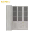 Mobile versatile in legno Famapy personalizzabile come libreria, mobile laterale o da cucina