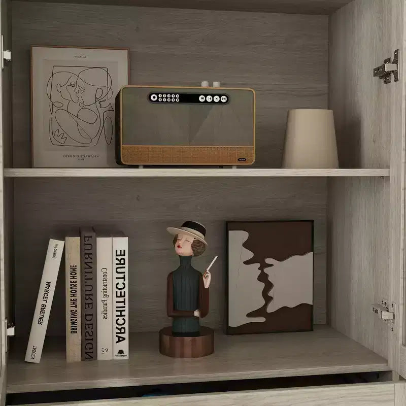 Mobile versatile in legno Famapy personalizzabile come libreria, mobile laterale o da cucina