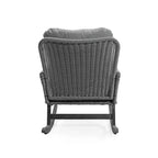 Christopher Knight Home Tamid Outdoor Modern Wood, Rattan and Metal Rocking Chair with Cushion