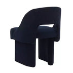 LeisureMod Quell Modern Side Boucle Accent Chair  Stylish Cozy Upholstered Seat with Curved Back, Perfect for Living Room, Bedroom, or Lounge