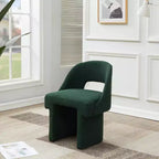 LeisureMod Quell Modern Side Boucle Accent Chair  Stylish Cozy Upholstered Seat with Curved Back, Perfect for Living Room, Bedroom, or Lounge