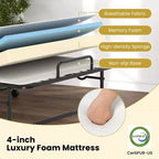 Costway Letto Pieghevole Singolo 38 x 75 Brandina Pieghevole Letto Portatile per Ospiti