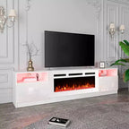 EROMMY TV Stand for TVs up to 80 with Fireplace