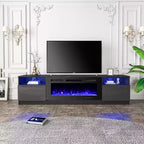 EROMMY TV Stand for TVs up to 80 with Fireplace