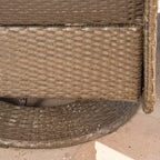 Christopher Knight Home Liam Outdoor Wicker Swivel Club Chairs with Cushions (Set of 2)