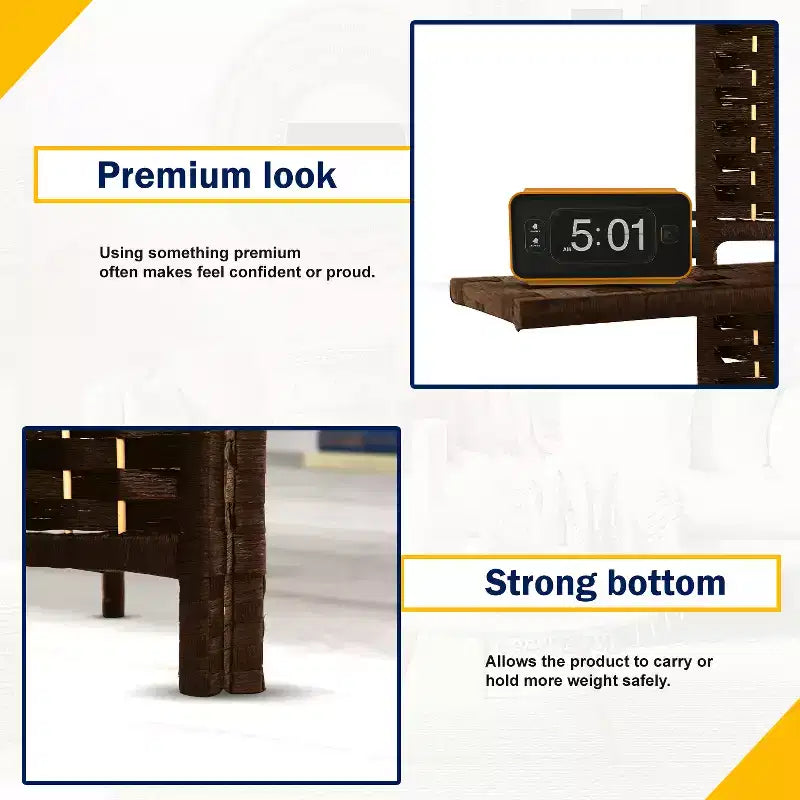 BestMassage 4/6 Panel Wooden Room Divider Folding Portable Partition Screen
