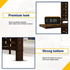 BestMassage 4/6 Panel Wooden Room Divider Folding Portable Partition Screen