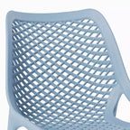 WestinTrends Sedie da pranzo impilabili moderne in plastica da esterno Playa (set da 2)