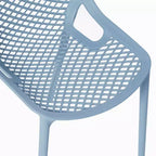 WestinTrends Sedie da pranzo impilabili moderne in plastica da esterno Playa (set da 2)