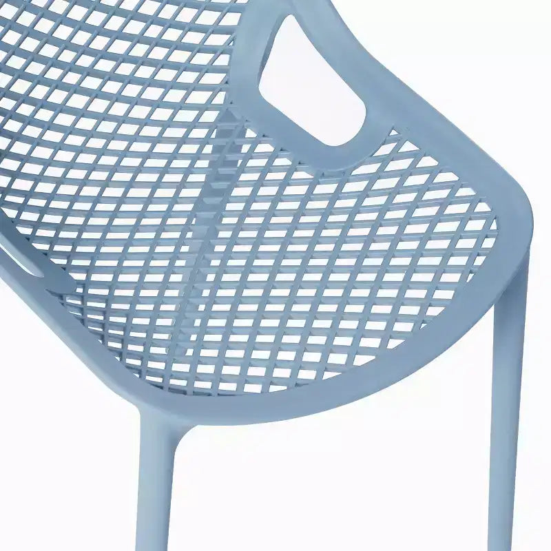 WestinTrends Sedie da pranzo impilabili moderne in plastica da esterno Playa (set da 2)